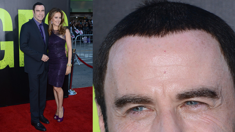 Illustration for article titled John Travolta's Wig Looked Really Good at the Savages Premiere